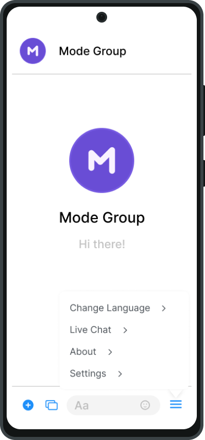 Menu Messenger